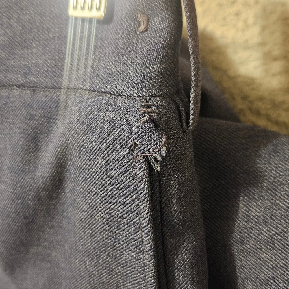 Vintage 1951 USAF Wool Serge Trousers Blue 84 Barry Sportswear 32x33 Military